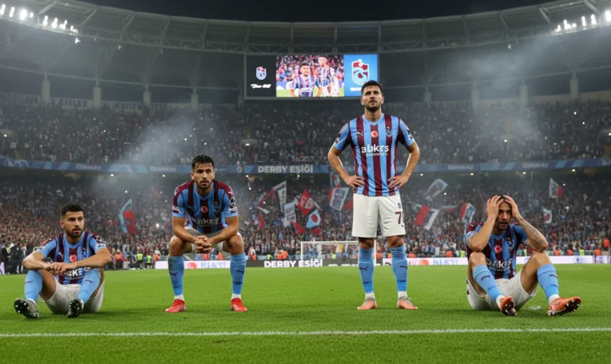 Trabzonspor’un Galatasaray Öncesi Sarı Kart Tehditi ve Kadro Durumu
